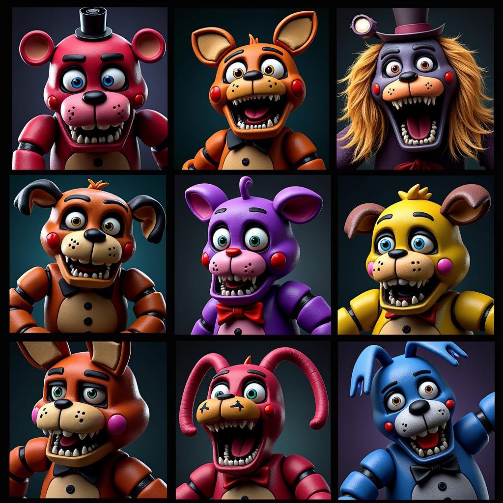 Five Nights at Candy's Android Characters