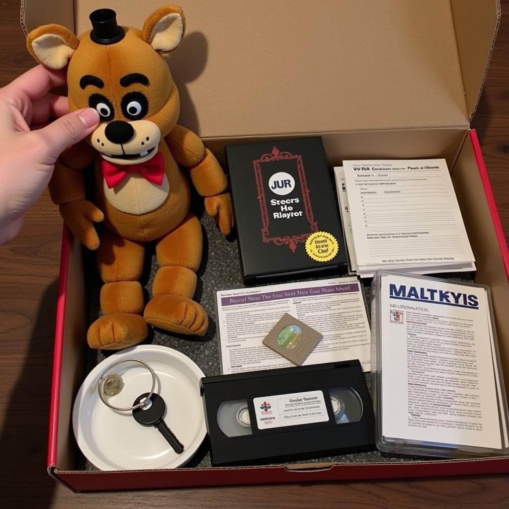 Unboxing a FNAF fan game project box