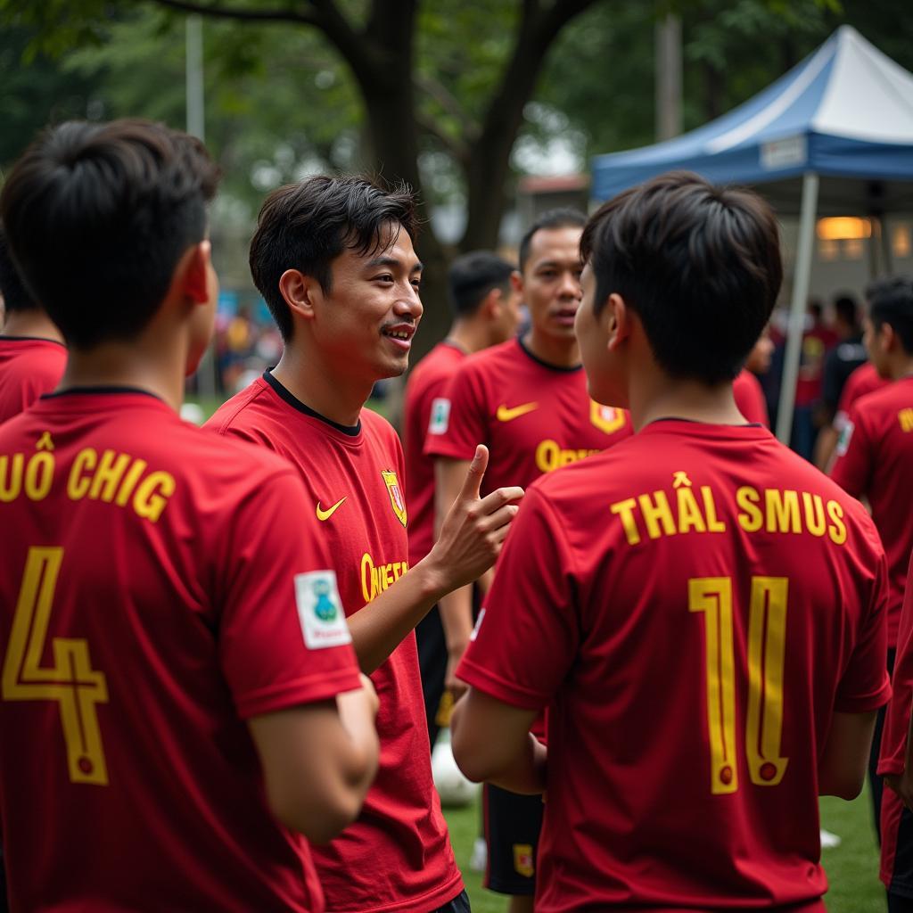 Football Fan Club Meeting in Vietnam