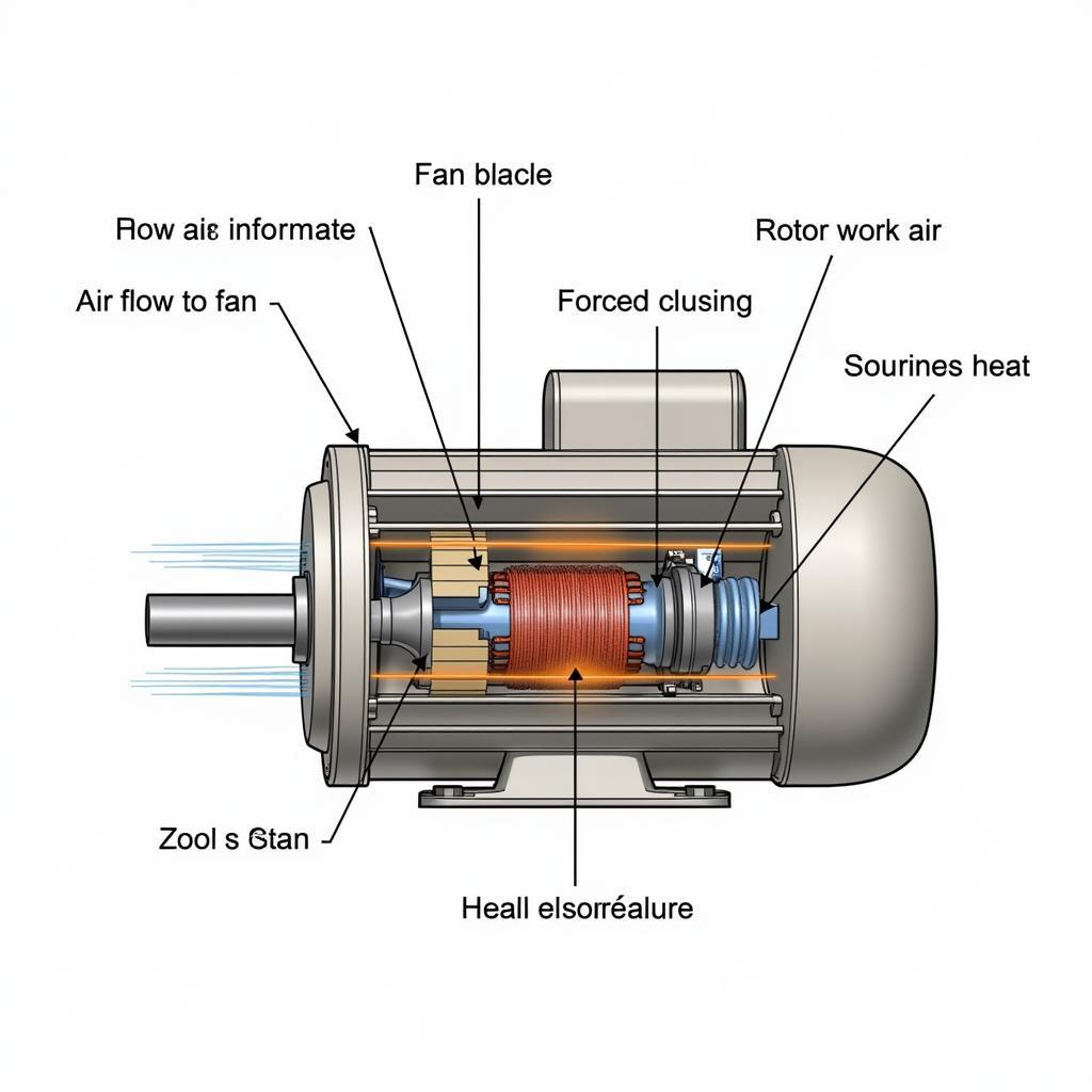 Forced Cooling Fan Operation on an Electric Motor