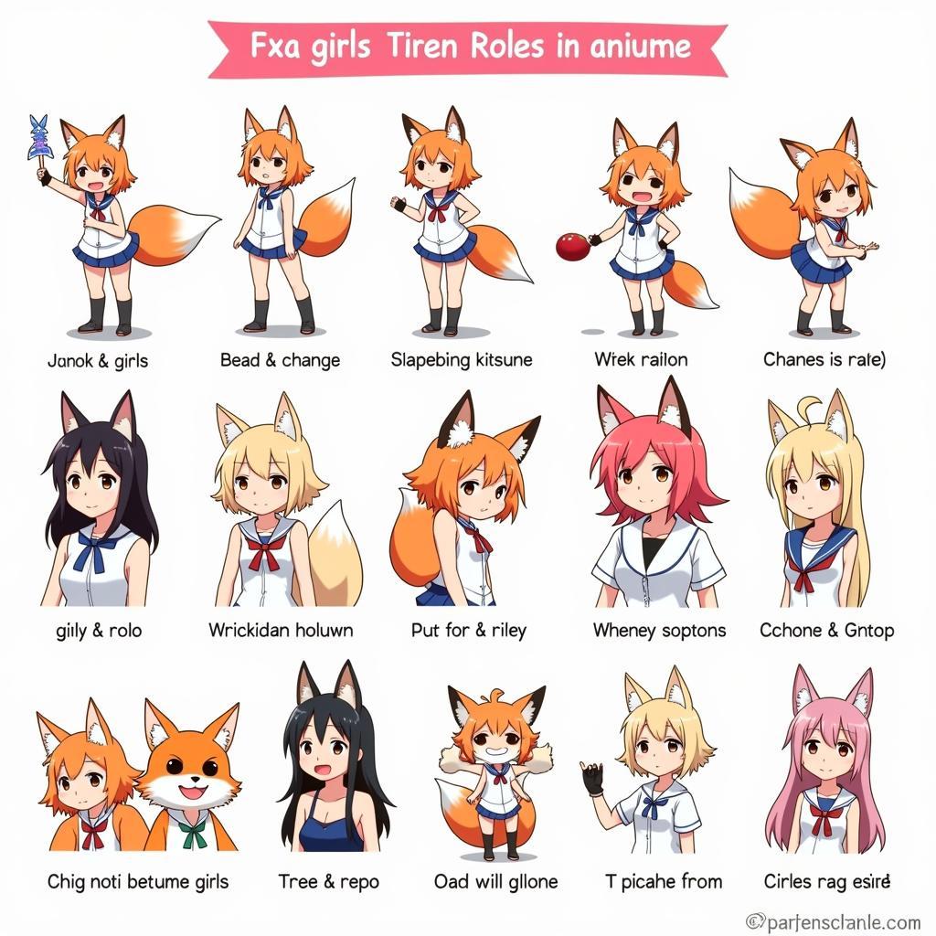 Fox Girl Anime Archetypes: Exploring the different portrayals of fox girls in anime, from mischievous tricksters to loyal companions.