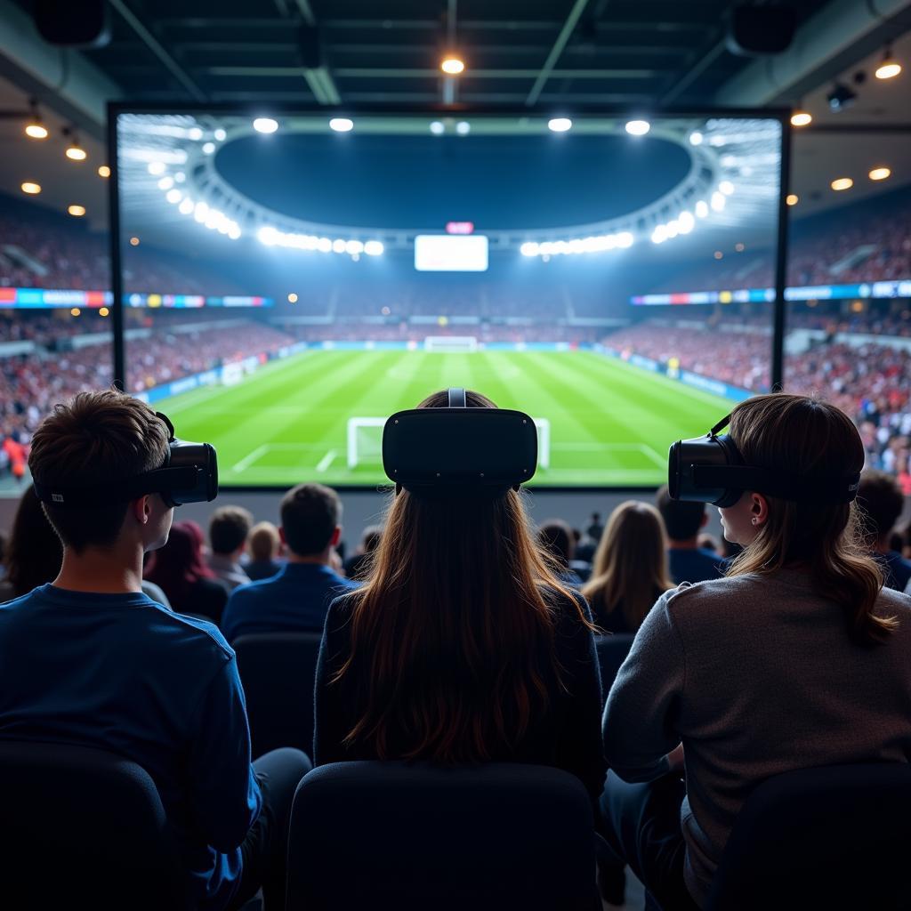 VR experience for football fans