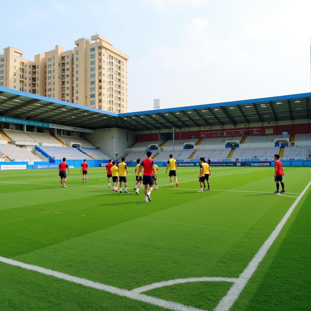 Vietnamese Youth Football Team Training