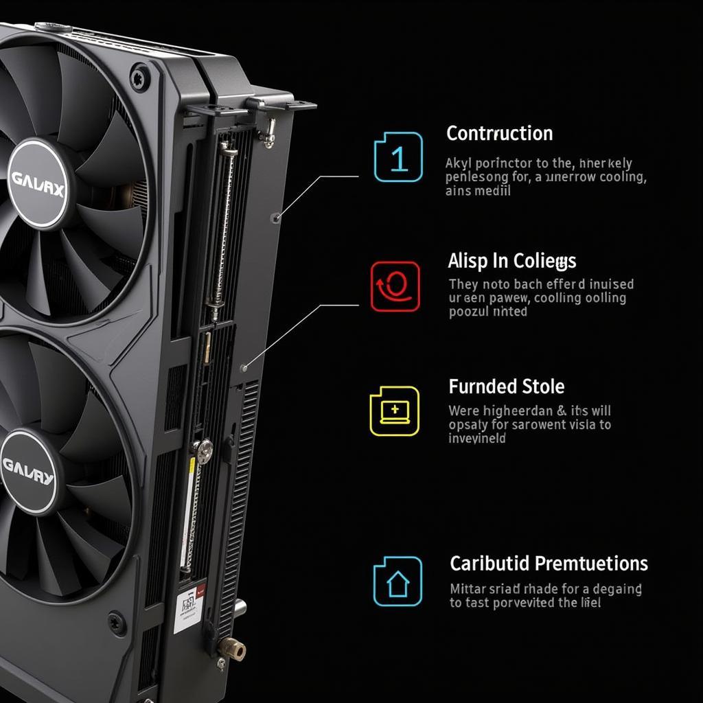 Galax GTX 1070 8GB Dual Fan Cooling System