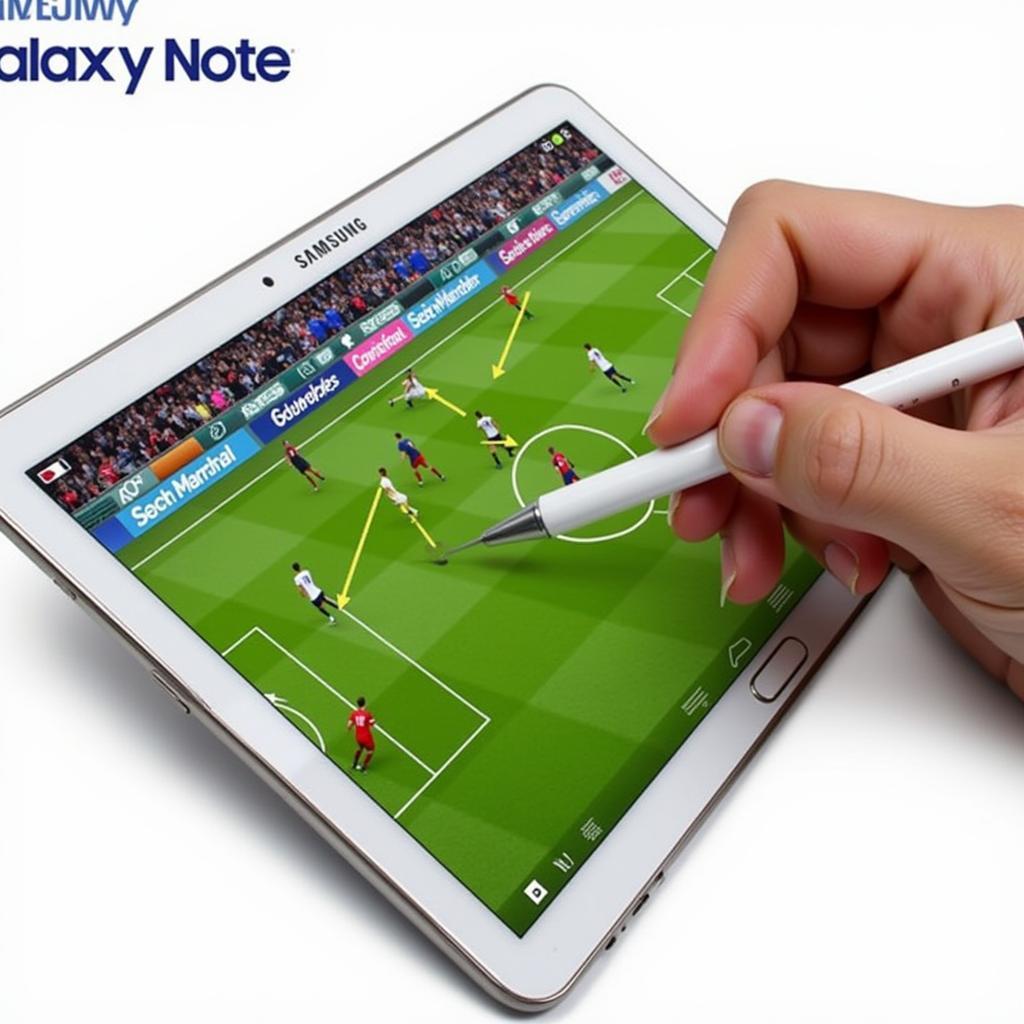 Analyzing Football Matches with the S Pen