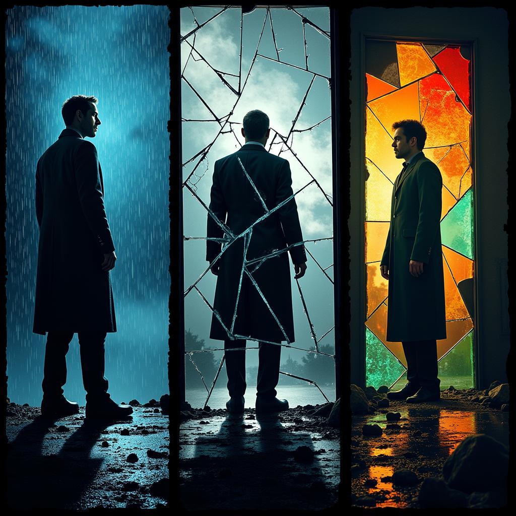 A symbolic representation of the Eastrail 177 Trilogy, connecting Unbreakable, Split, and Glass.