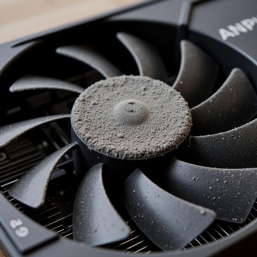 GPU Fan with Dust Buildup