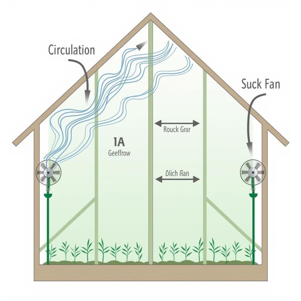 Diagram of Greenhouse Airflow