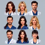 Grey's Anatomy Character Portraits