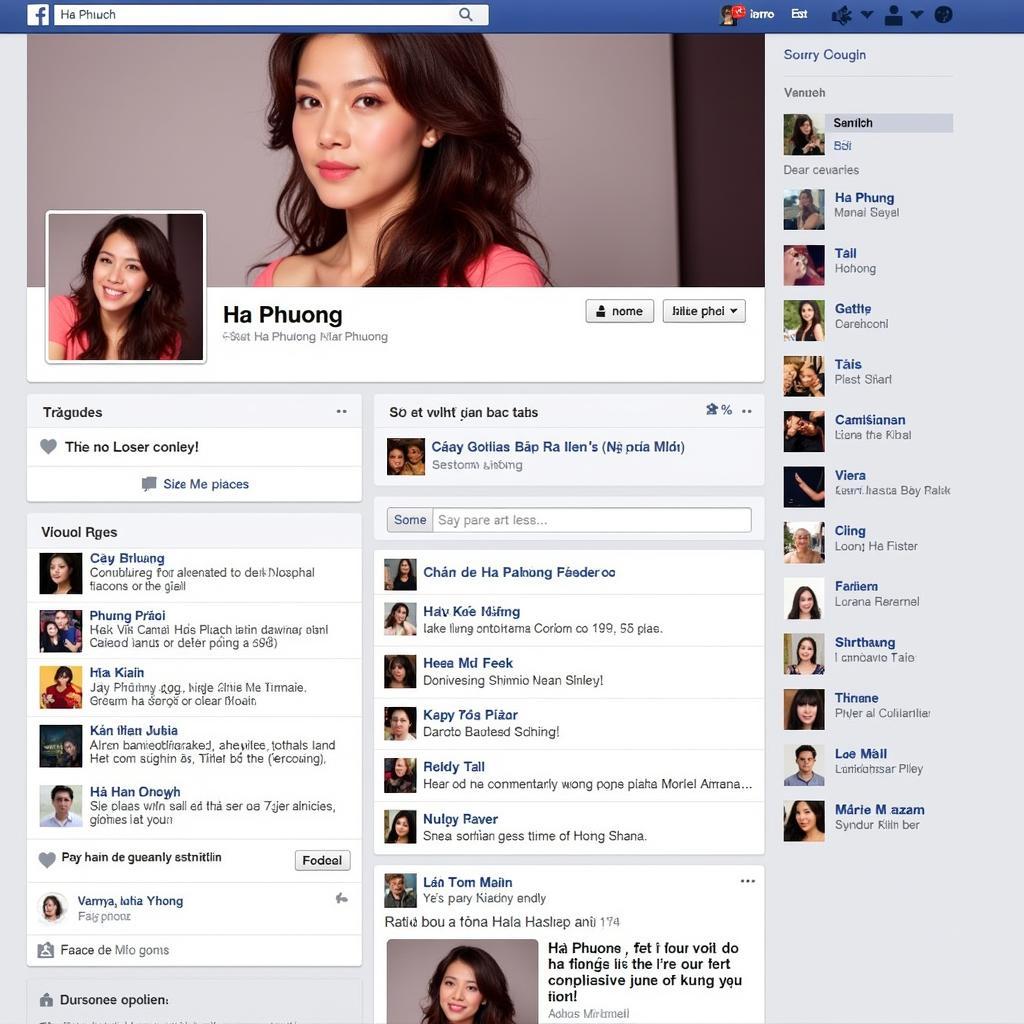 A thriving fan community dedicated to Ha Phuong