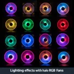 Halo RGB Fan Lighting Effects