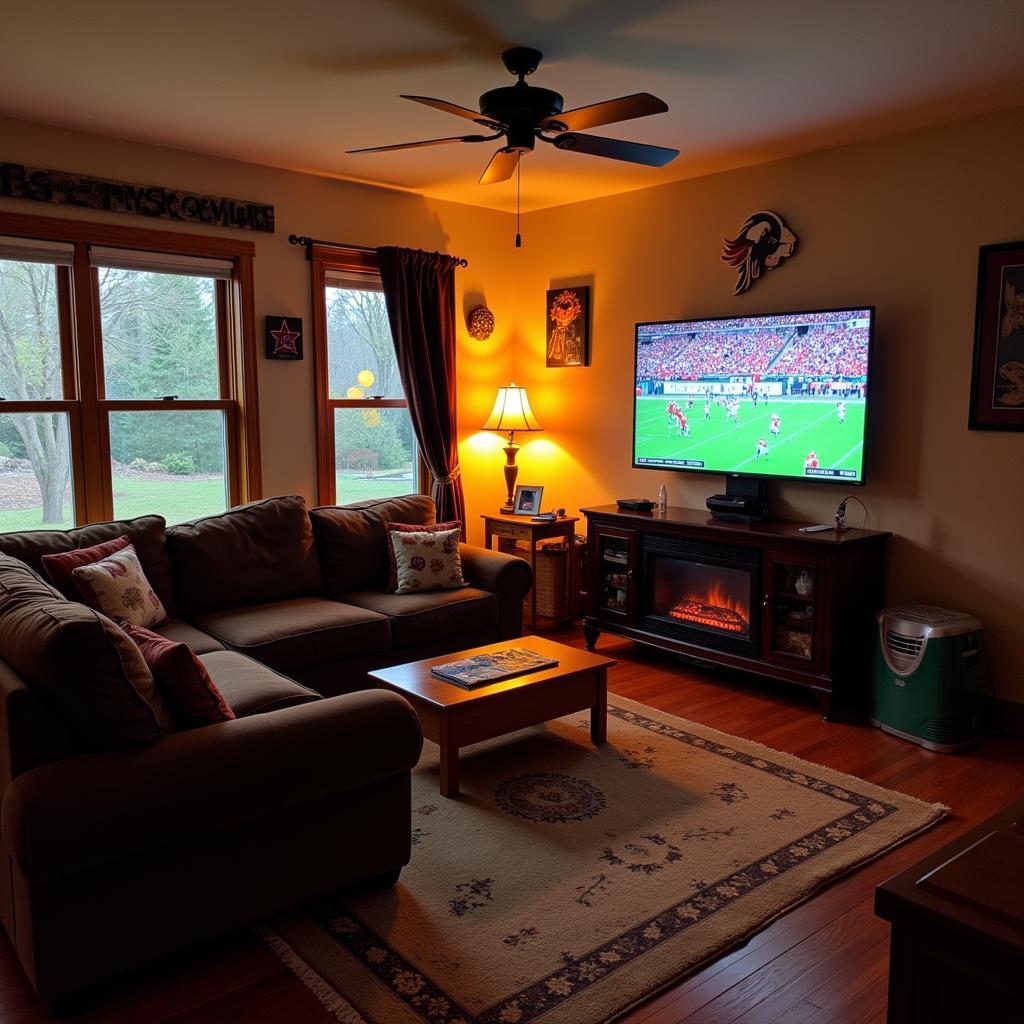 Creating the perfect football fan cave with heaters, fans, and dehumidifiers