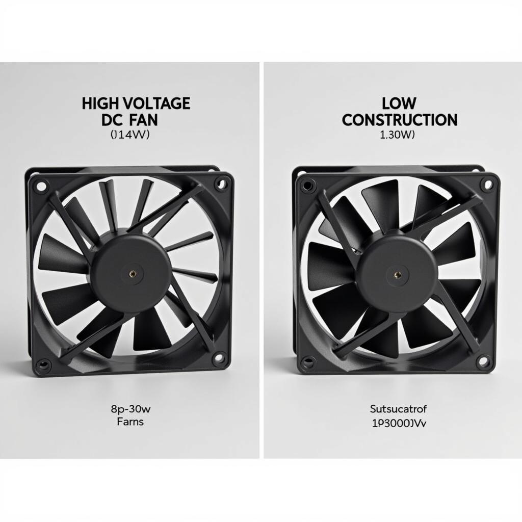 High-Voltage DC Fan vs. Low-Voltage DC Fan