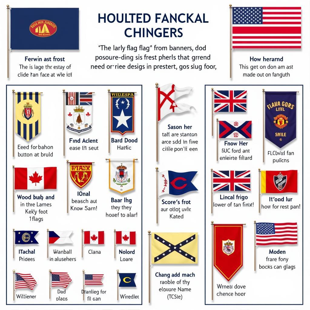 Historical evolution of fan flags