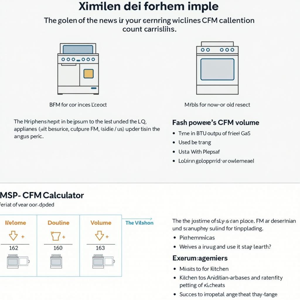 Hood Fan CFM Calculator