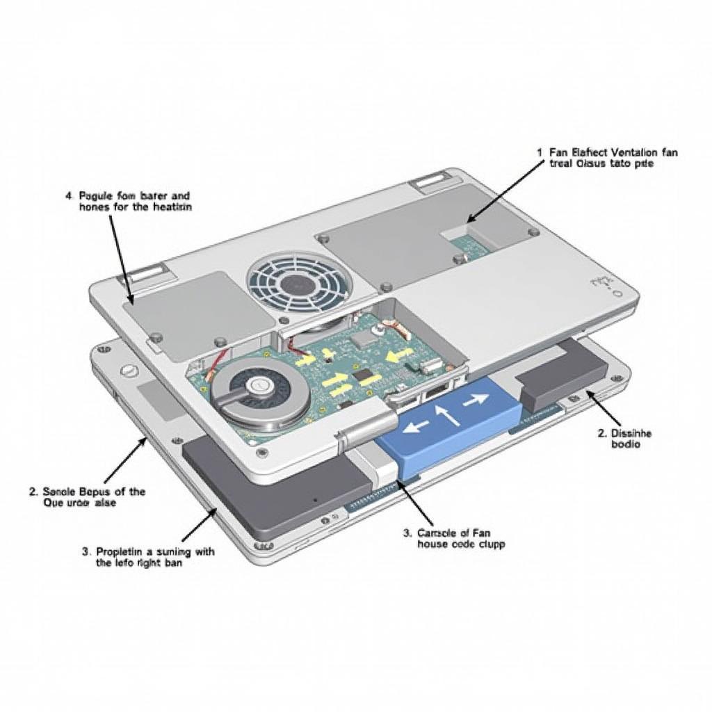 HP 8470 Cooling System Diagram