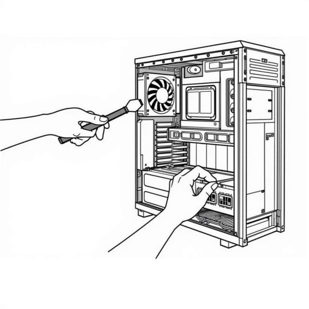 Cleaning the Fans in an HP SL6500 Chassis