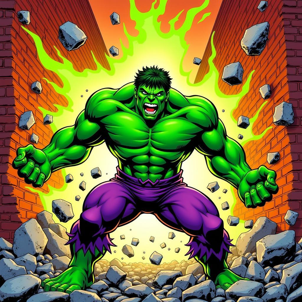 Hulk Smashing Fan Art