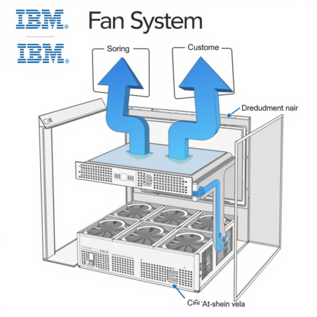 IBM x3650 M4 Fan System Diagram