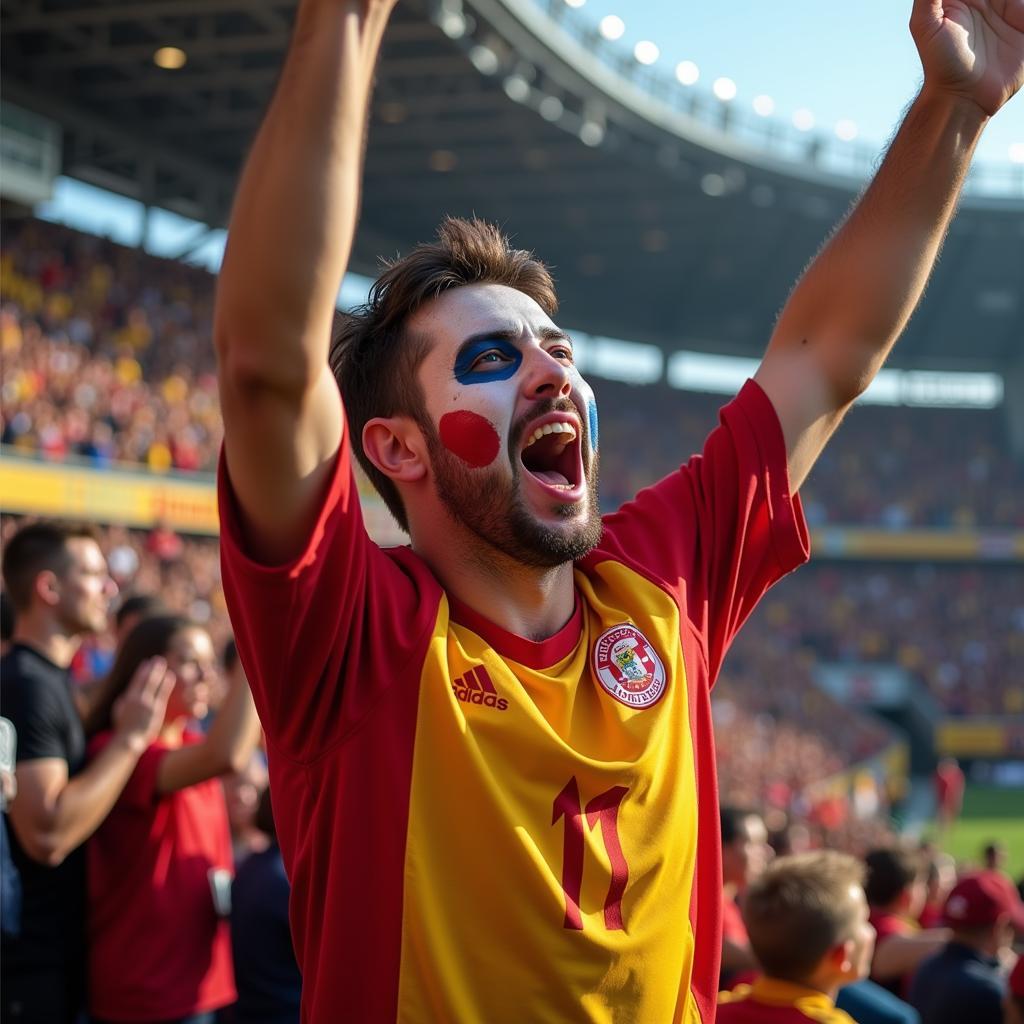 Icon Fan Celebrating a Goal