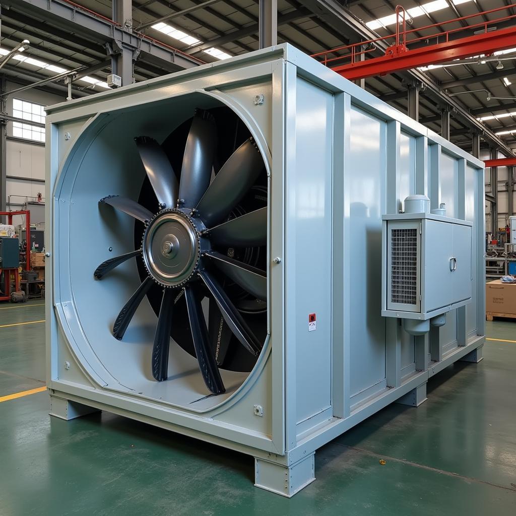 Industrial Exhaust Fan with Filter System