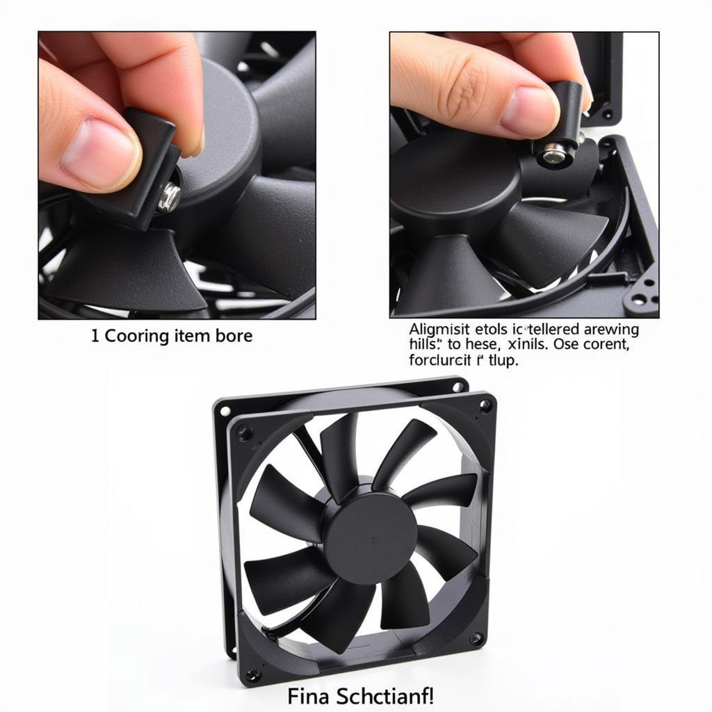 Installing a 120mm Fan Guard on a PC Fan