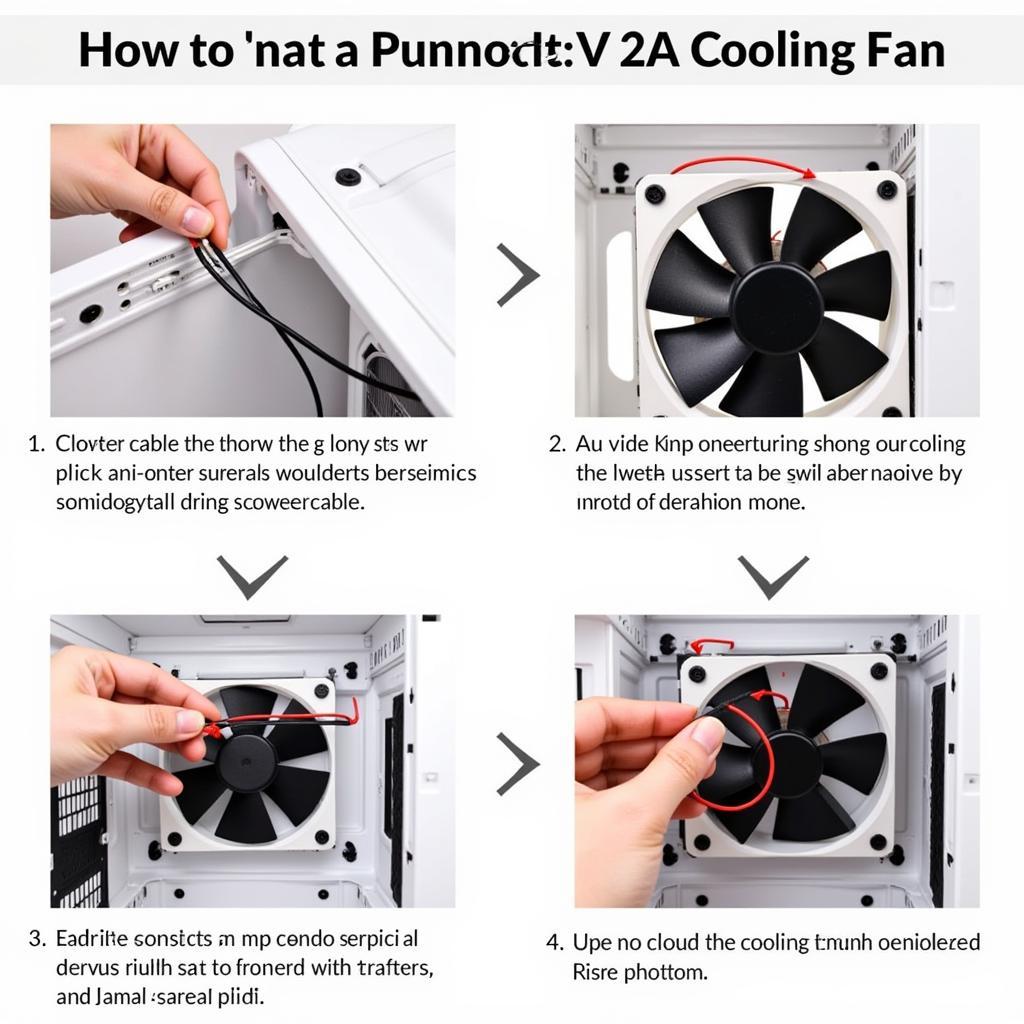 Installing a 12V 2A Cooling Fan