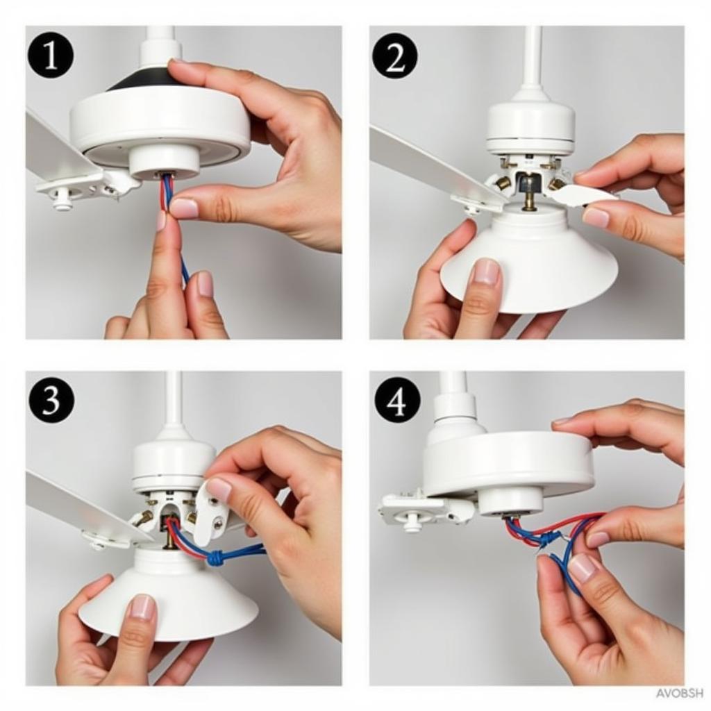 Installing a New Hunter Ceiling Fan Light Kit