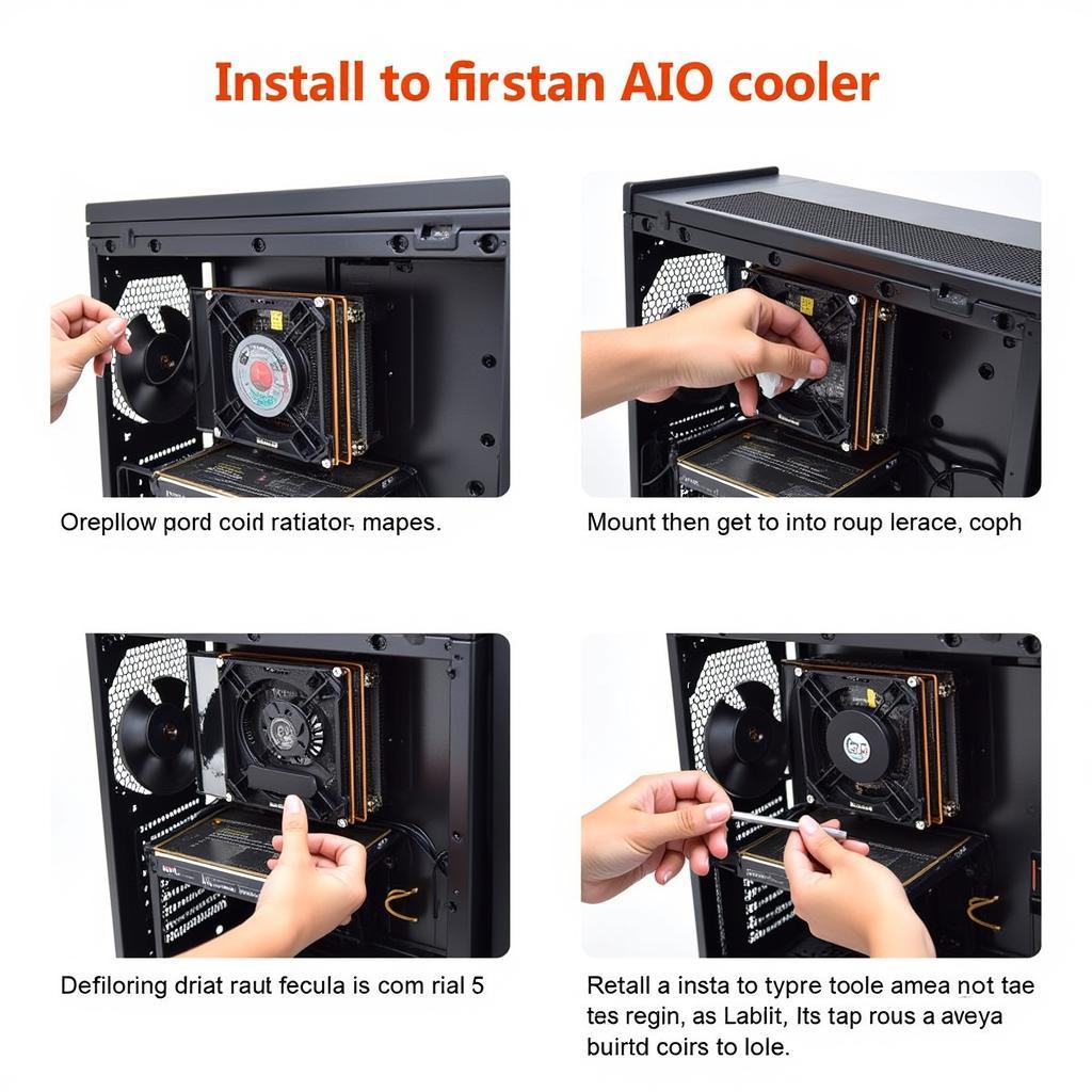 Installing AIO Cooler in PC Case