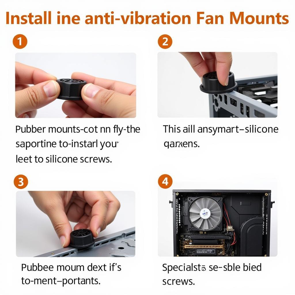 Installing Anti-Vibration Fan Mounts