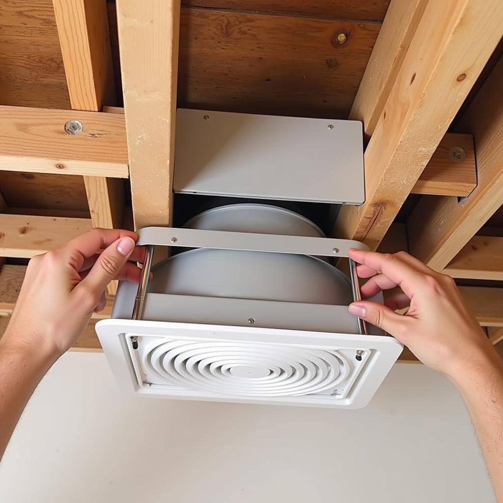 Installing a Bathroom Exhaust Fan in a Basement Ceiling