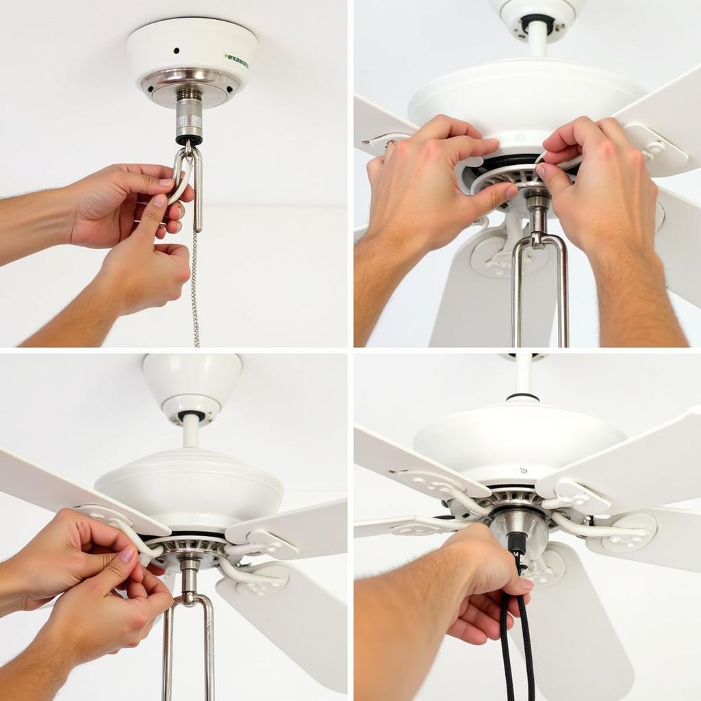 Installing a Belt Driven Ceiling Fan