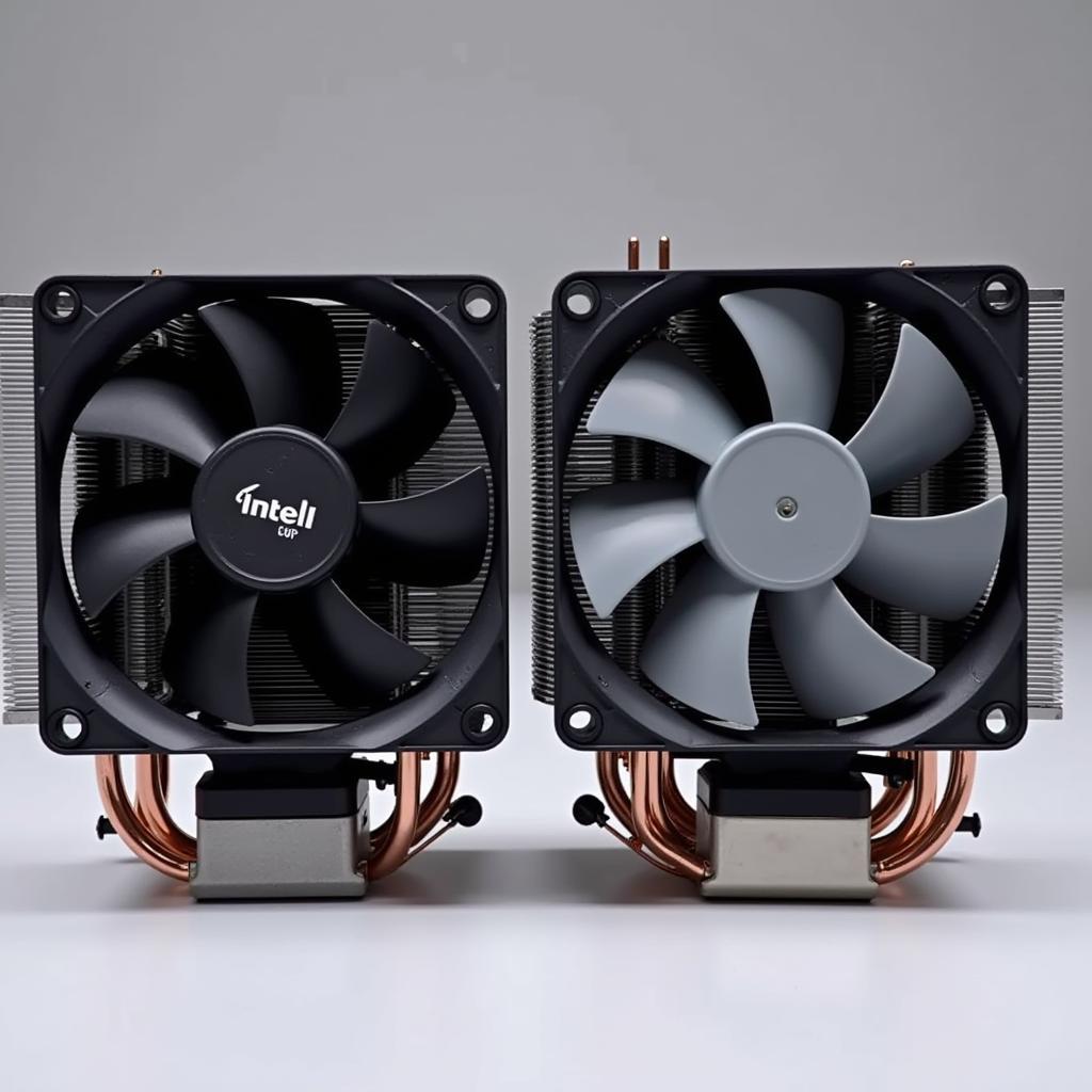 Comparison between Intel Stock Fan and Aftermarket Cooler