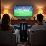 IQ Air Fan W enhances football viewing experience