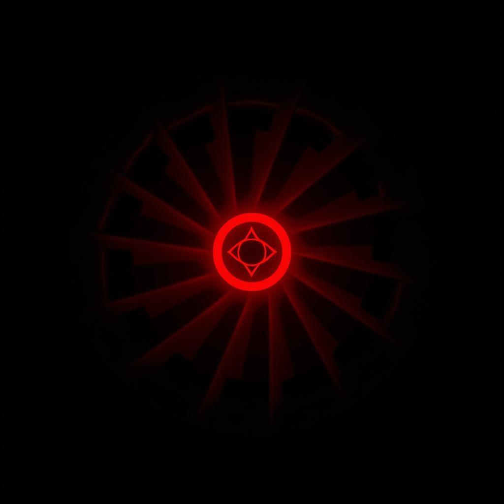 Minimalistic Itachi Uchiha Sharingan Wallpaper