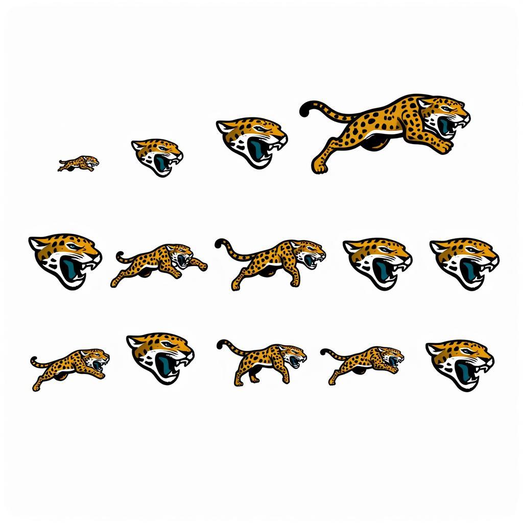 Evolution of Jacksonville Jaguars Fan Logos