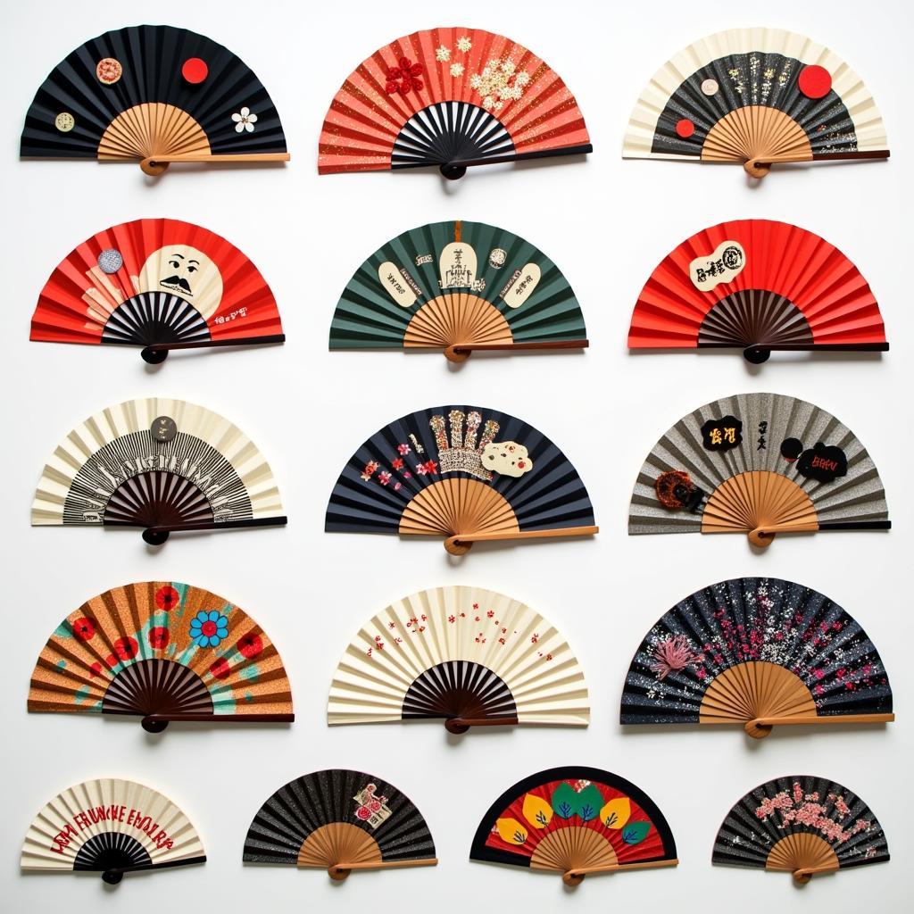 Modern Trends in Japanese Colouring Fan Design