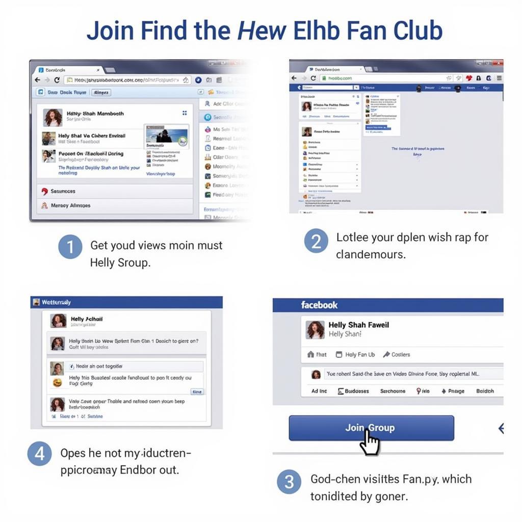 Steps to Join the Helly Shah Fan Club on Facebook