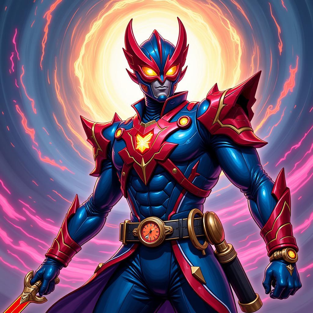 Digital Painting of Kamen Rider Zi-O