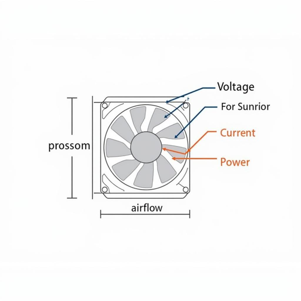 KD2408PTB1 Fan Specifications Diagram