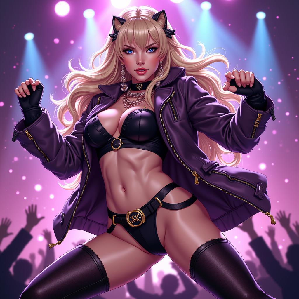 KDA Ahri ALL OUT Fan Art: Dynamic Pose