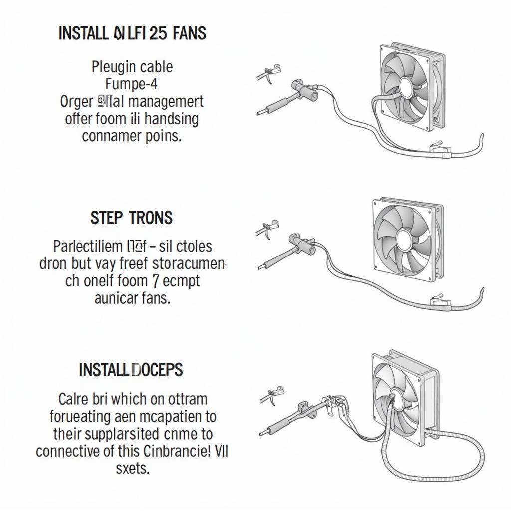 Kit Fan LL120 and Commander Pro Installation