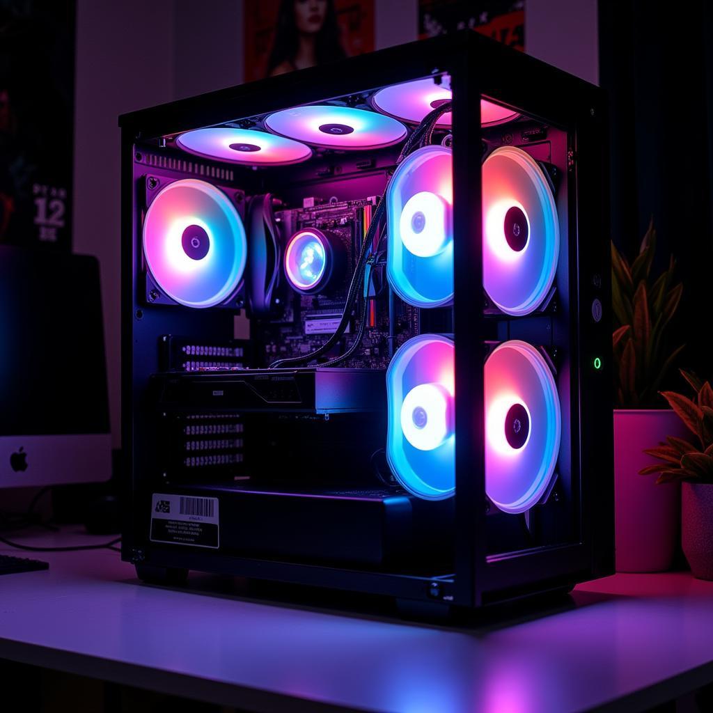 Kit Kit Fan RGB Lighting Showcase