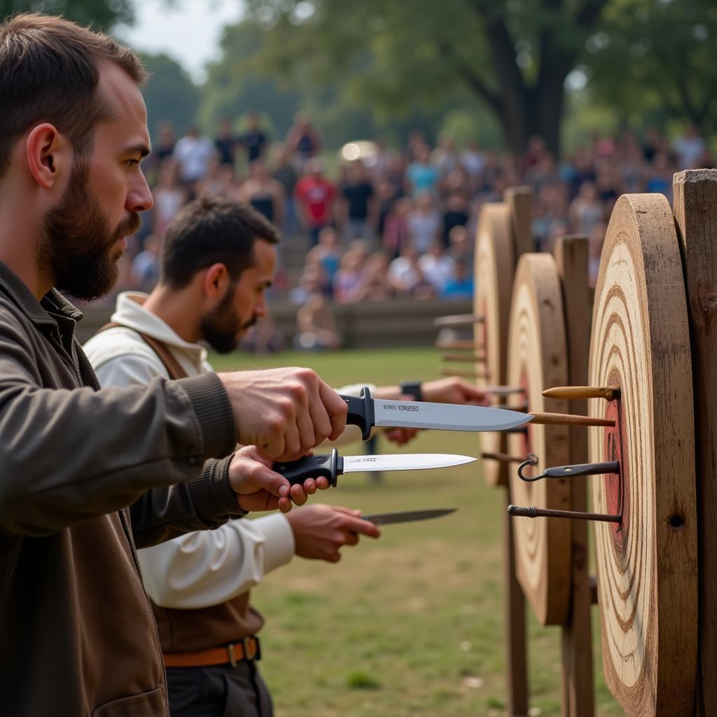 Knife Throwing Competition