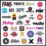 Examples of Kpop Fan Logos