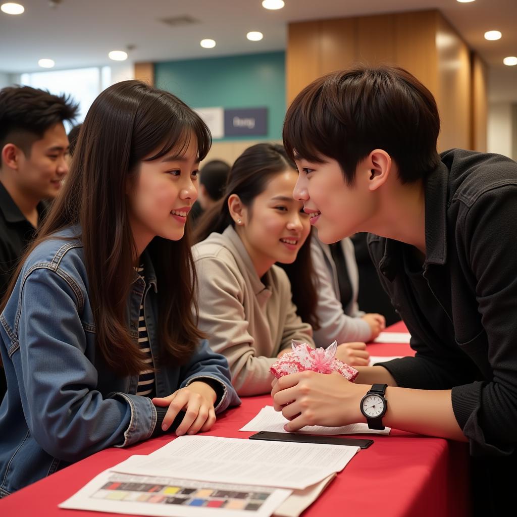 Idol-Fan Interactions at Fan Signs