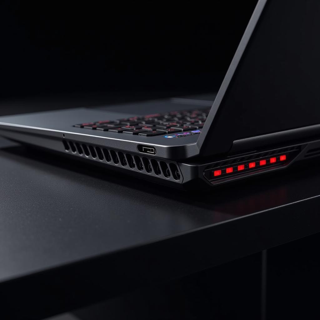 Laptop with Integrated Exhaust System