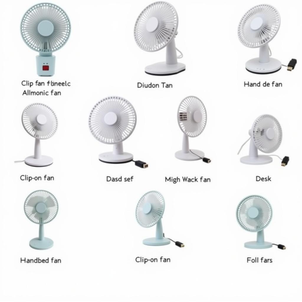 Different Types of Lazada USB Fans