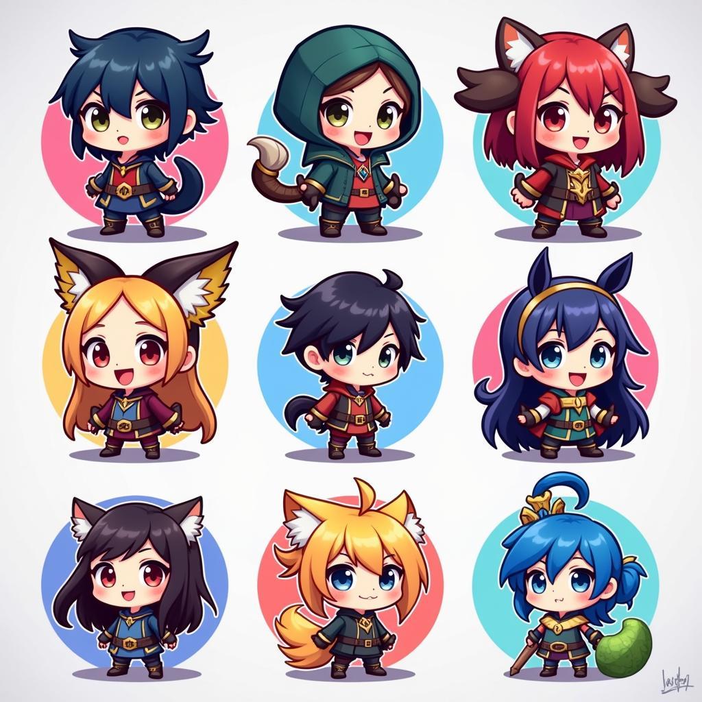 League of Legends Chibi Champion Icons