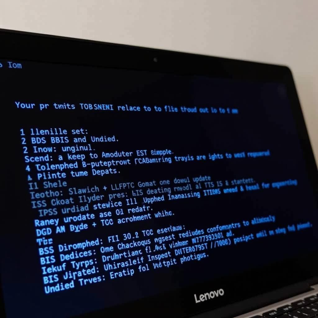 Updating the BIOS on a Lenovo Laptop